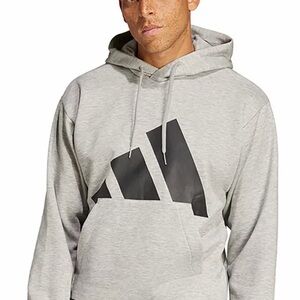 Adidas Oversized Logo Hoodie Gray Men’s Large NWT